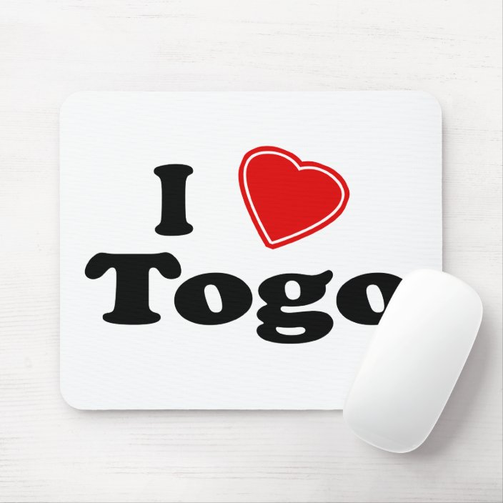I Love Togo Mousepad