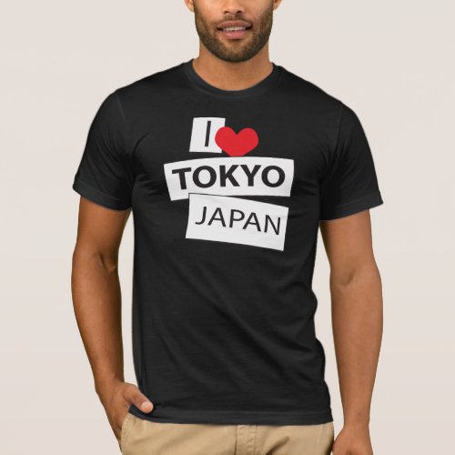 I Love Tokyo Japan T_Shirt