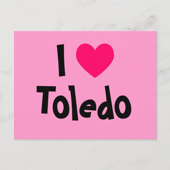 I Love Toledo Postcard (Front)