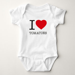 I LOVE TOMATOES BABY BODYSUIT