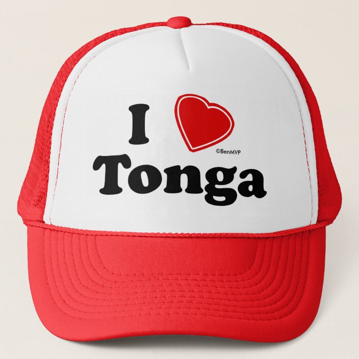 I Love Tonga Hat