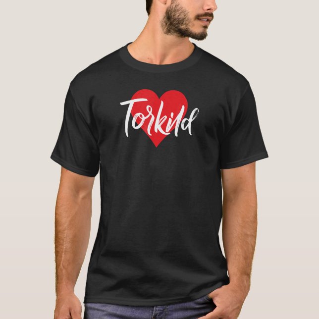 I Love Torkild First Name I Heart Named T-Shirt (Front)