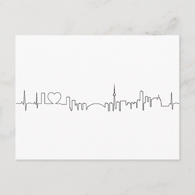I love Toronto in an extraordinary ecg style Postcard (Front)