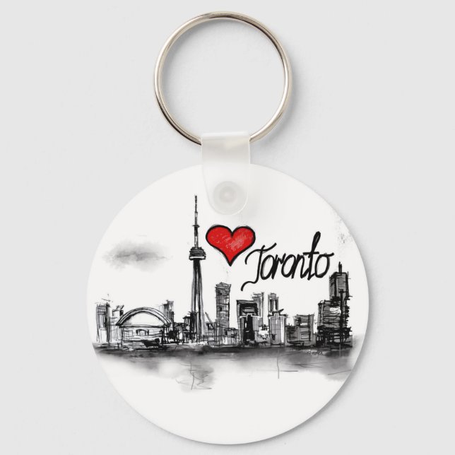 I love Toronto Keychain (Front)