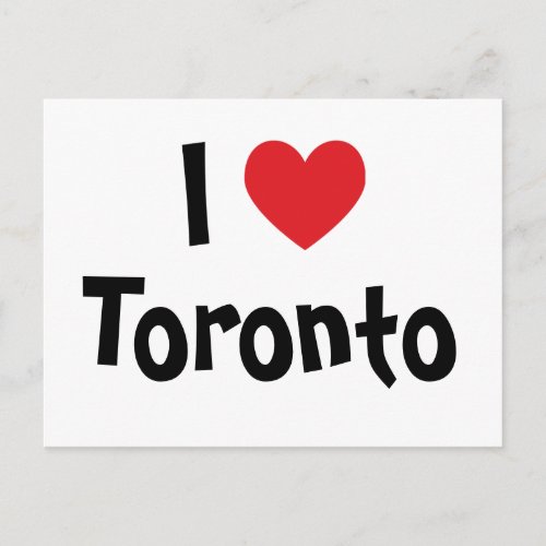 I Love Toronto Postcard