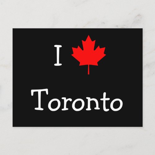 I Love Toronto Postcard