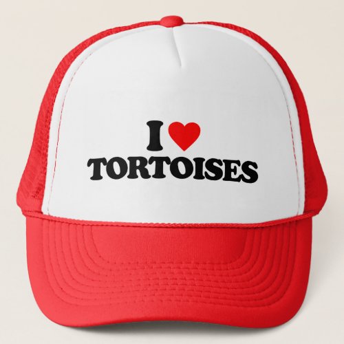 I LOVE TORTOISES TRUCKER HAT