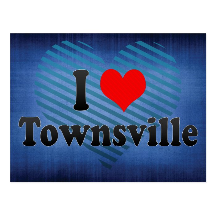 I Love Townsville, Australia Postcard