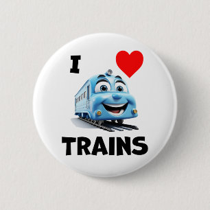 I love trains button
