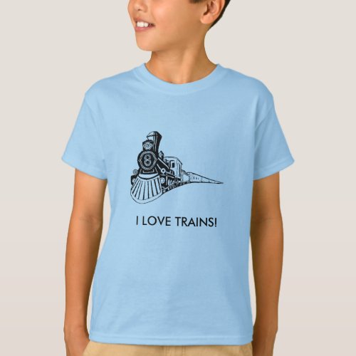 I LOVE TRAINS T_Shirt