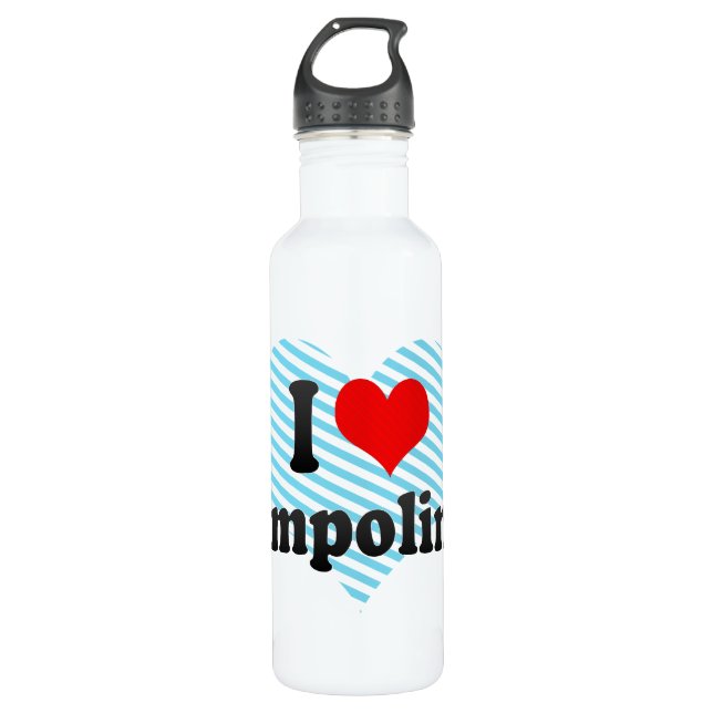 I love Trampolining Water Bottle (Front)