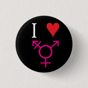 I Love Transgender Pinback Button