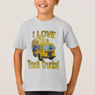 I love trash trucks garbage truck shirt