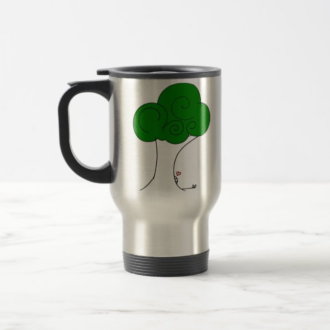 I love trees! mug (Left)