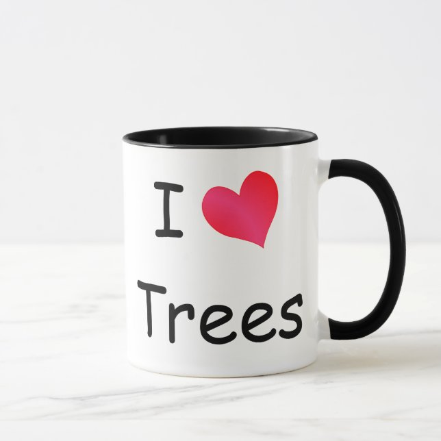I Love Trees Mug (Right)