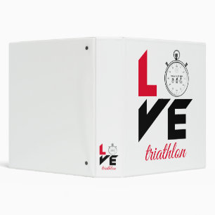 I love triathlon 3 ring binder