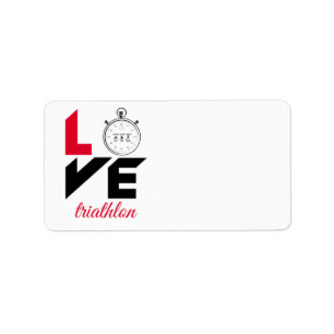 I love triathlon label