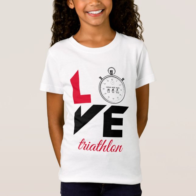 I love triathlon T-Shirt (Front)
