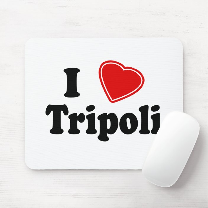 I Love Tripoli Mousepad