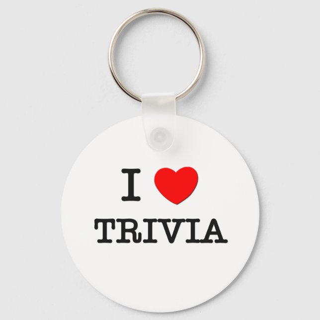 I Love Trivia Keychain (Front)
