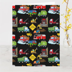 I Love Trucks Card