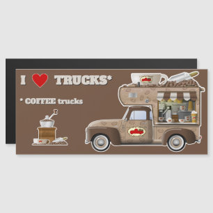I Love Trucks (COFFEE Trucks) magnet