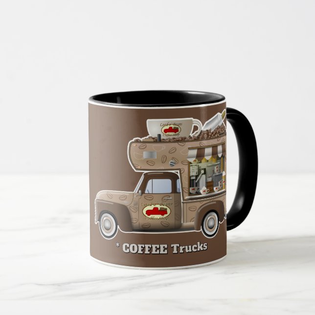 I Love Trucks (COFFEE trucks) Mug (Front Right)