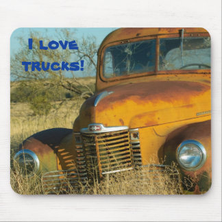 I love trucks! mouse pad