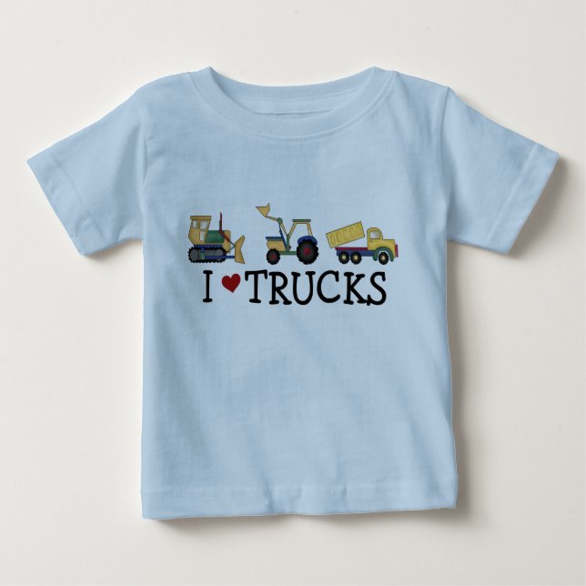 I Love Trucks T-shirts and Gifts (Front)