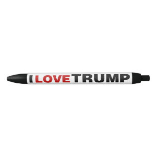 I Love Trump Black Ink Pen