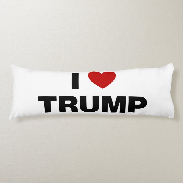 I Love Trump Body Pillow (Front)