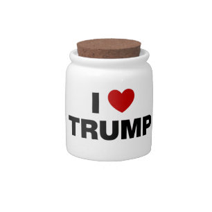 I Love Trump Candy Jar