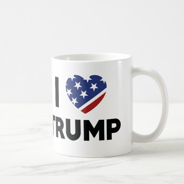 I Love Trump Coffee Mug (Right)