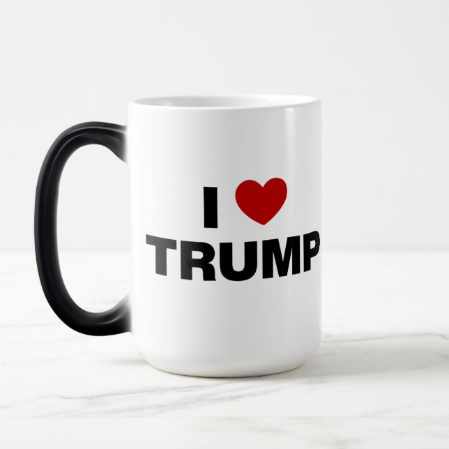 I Love Trump Color Morph Mug (Left)