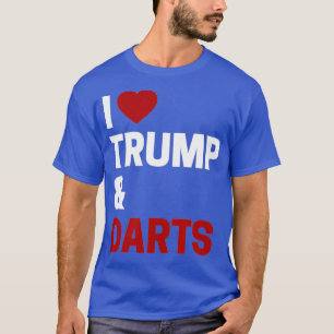 I Love Trump  Darts Funny Darts Shirt