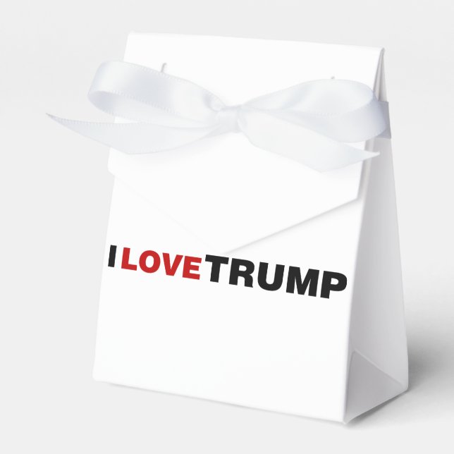 I Love Trump Favor Boxes (Front Side)