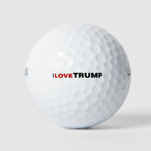 I Love Trump Golf Balls
