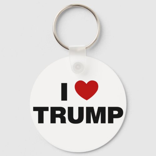 I Love Trump Keychain