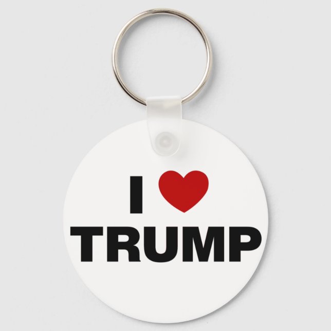 I Love Trump Keychain (Front)