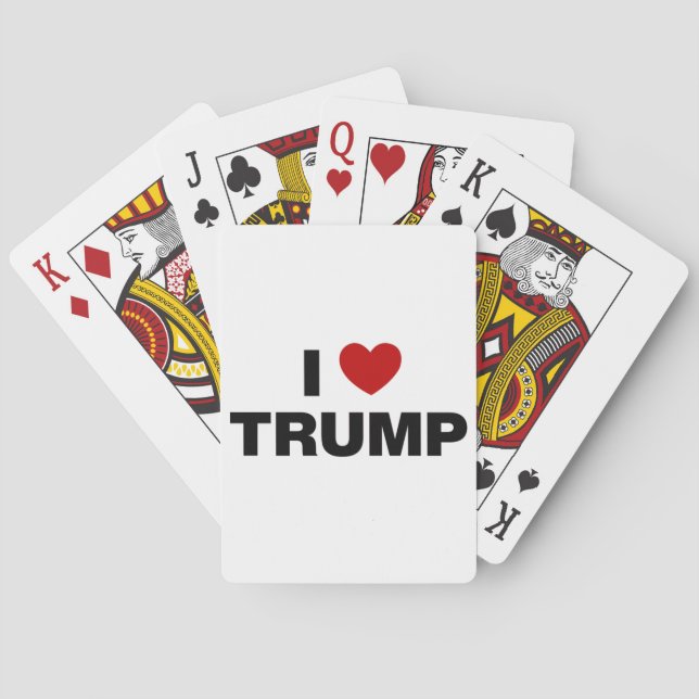 I Love Trump Poker Cards (Back)