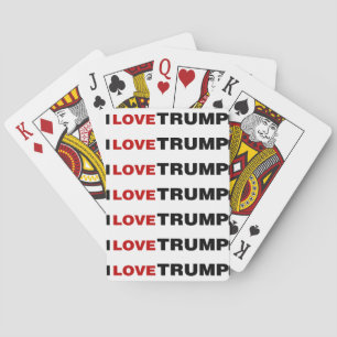 I Love Trump Poker Cards