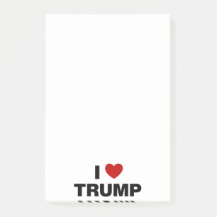 I Love Trump Post-it Notes