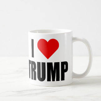 "I LOVE TRUMP" (right-handed) Coffee Mug
