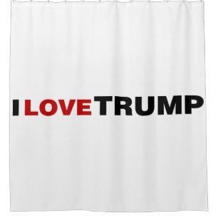 I Love Trump Shower Curtain