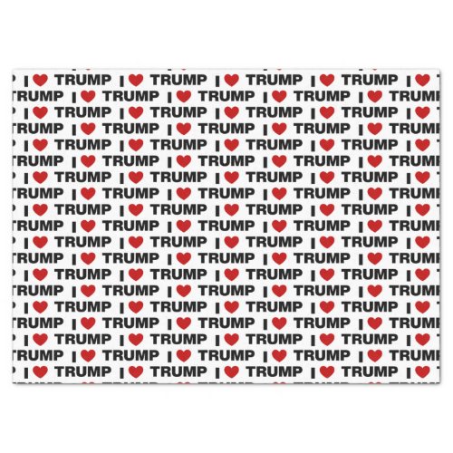 I Love Trump Tissue Paper