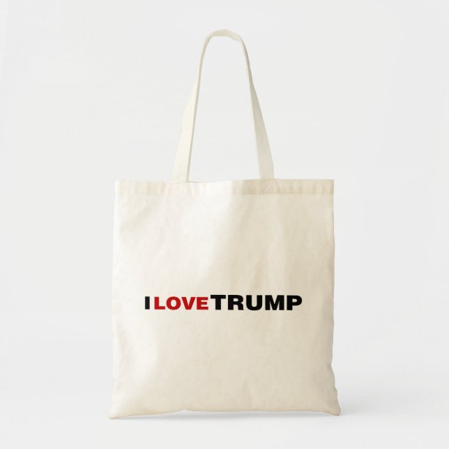 I Love Trump Tote Bag (Front)