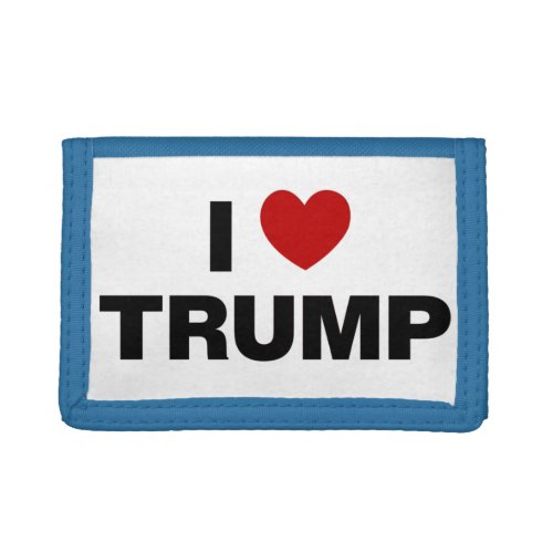 I Love Trump Trifold Wallet