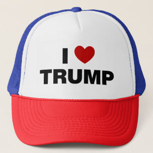 I Love Trump Trucker Hat