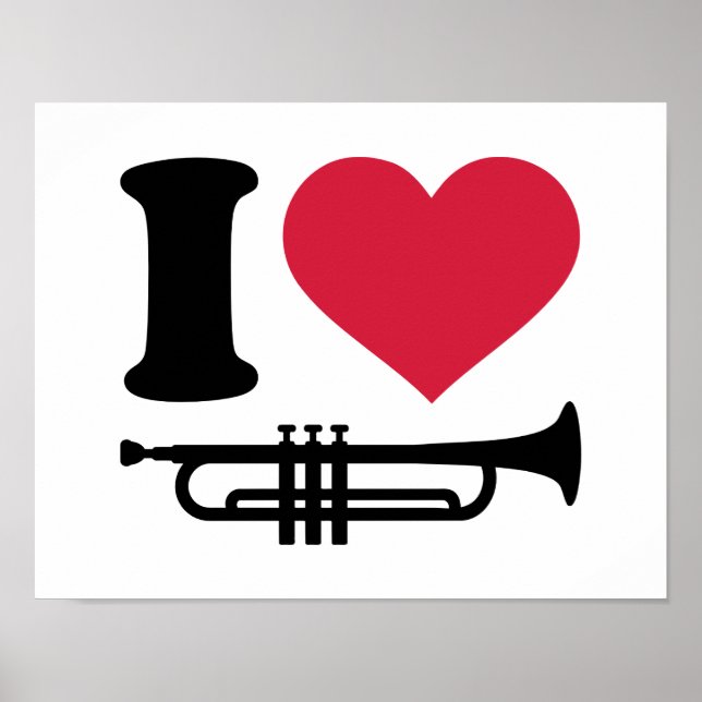 I love trumpet poster (Front)
