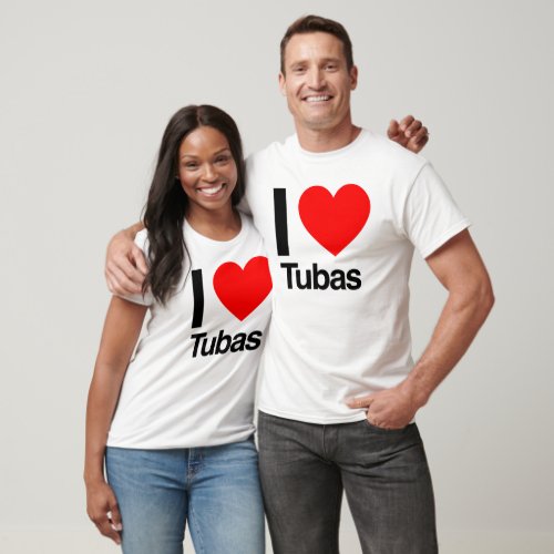 i love tubas T_Shirt